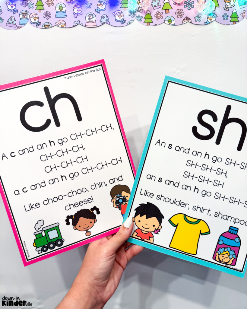 A picture the digraph songs and posters