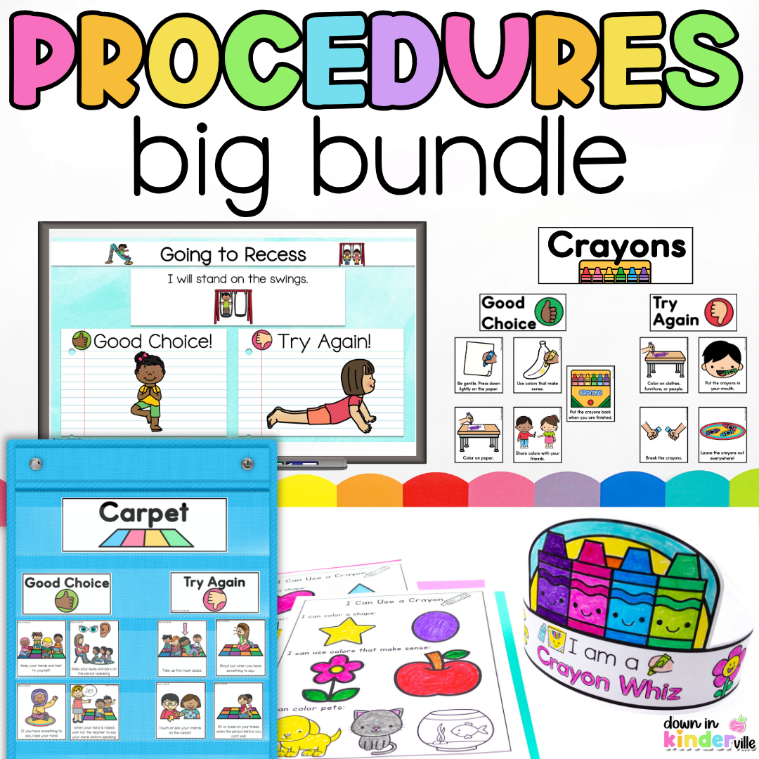 Back to School Rules & Supplies BUNDLE - Good Choices Classroom Management