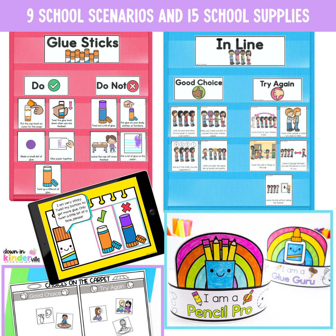 Back to School Rules & Supplies BUNDLE - Good Choices Classroom Management - Image 2