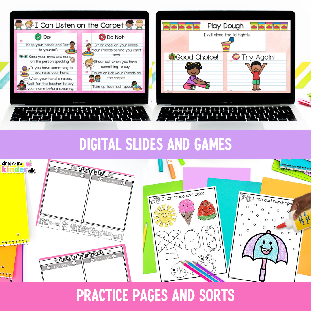 Back to School Rules & Supplies BUNDLE - Good Choices Classroom Management - Image 3